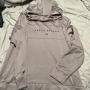 Under Armour Lavender High neck hooded sweatshirt.
